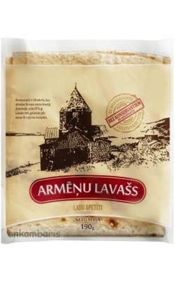 Picture of Armenian lavash 190g (in box 6)