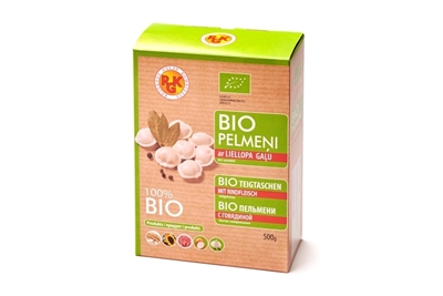 Picture of RGK - BIO Dumplings with beef /Pelmeni ar liellopu galu 500g (in box 8)