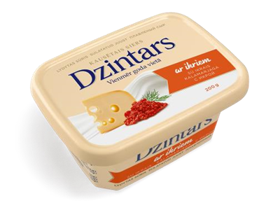 Picture of DZINTARS - Cheese with caviar 200g  (in box 20)