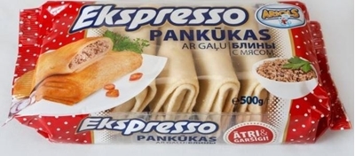 Picture of Ekspresso pancakes with meat/ Блины с мясом 500g (box*14)