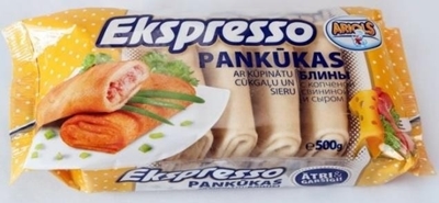 Picture of KONIG - ARIOLS Ekspresso pancakes with sm.pork & cheese/Блины с коп.свининой и сыром 500g (box*14)