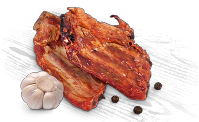 Picture of Smoked pork ribs, small, vacuum (1bag~1kg)