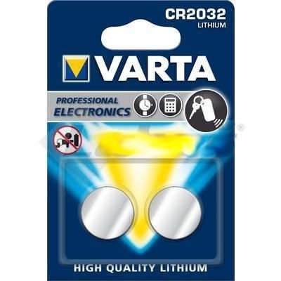 Picture of BAT. VARTA ELECTRONICS CR2032 LITHIUM 3V 2 units BLISTER (in box 20)