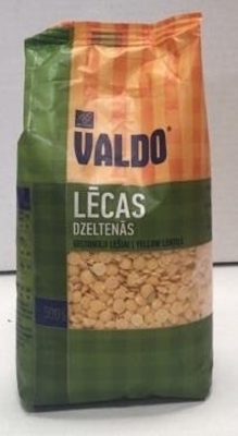 Picture of VALDO - Yellow split lentils 500 g (in box 12)
