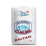 Picture of Sugar JELGAVAS Cukurs baltais, rafinets 1kg (in box 10)