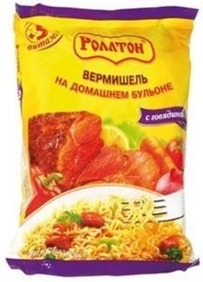 Picture of ROLTON - Pasta with beef flavour 60g (in box 60)