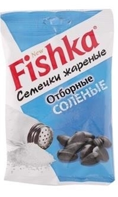 Picture of Roasted sunflower seeds Fishka selected salted 100g (in box 25)