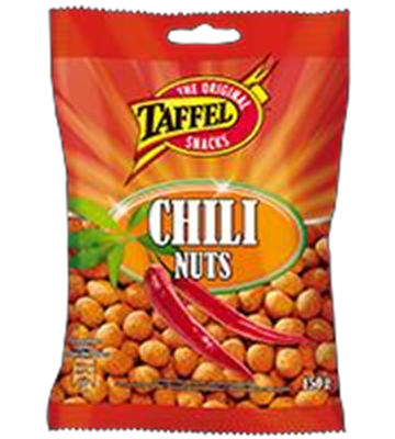 Picture of TAFFEL - Coated nuts chili 150g