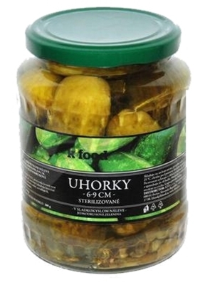 Picture of PICKLED CUCUMBER 6-9cm 720ml 670g K FOOD (in box 8)