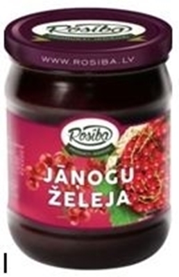 Picture of ROSIBA - Curant jelly/Jāņogu želeja 0,600g