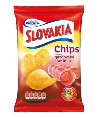 Picture of SLOVAKIA CHIPS BACON 75g (in box 15)