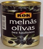 Picture of KOK - Black pitted olives 300g