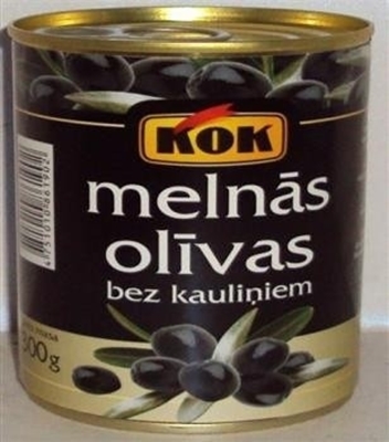 KOK - Black pitted olives 300g. Jolly Grocer