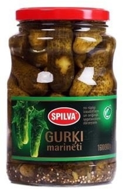 Picture of SPILVA - Pickled cucumbers (6-9cm) 1.7L (box*6)