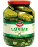 Picture of SPILVA - Pickled cucumbers (6-9cm) 1600ml/900g (box*6)