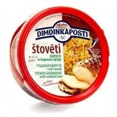 Picture of DIMDINI - Stewet sauerkraut with smoked ham 500g (in box 12)