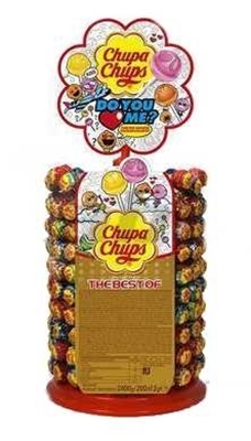 Picture of LOLLY POP CHUPA CHUPS BEST OF-WHEEL 12g (in box 200)
