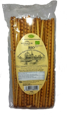 Picture of SALTED BIO BREAD STICKS WITH SESAME 150g (in box 22)