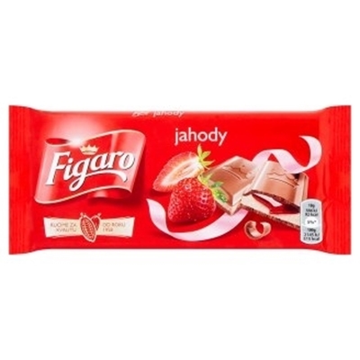 Picture of CHOCOLATE STRAWBERRIES AND CREAM 90g FIGARO (in box 25)