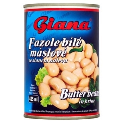 Picture of WHITE BEANS 425ml GIANA (in box 12)