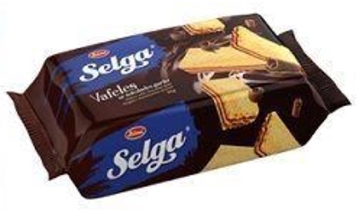 Picture of LAIMA - SELGA wafers with chocolate taste 180g