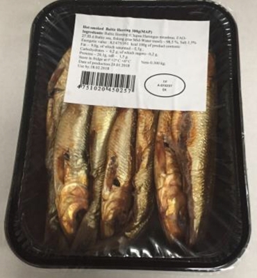 Picture of IRBE - Hot smoked Baltic herring 300g (box 6)