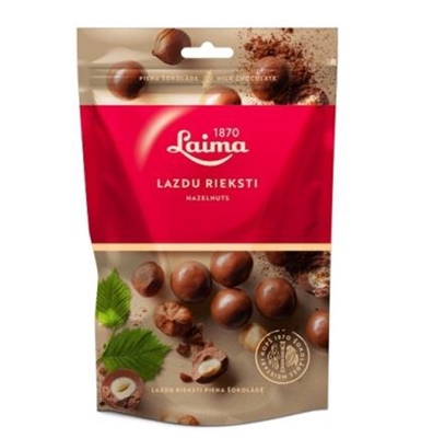 Picture of Laima Milk choc. coated hazelnuts 140g (box*18)