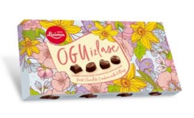 Picture of Laima - berry selection dark chocolate candies "Spring" 210g (box*10)
