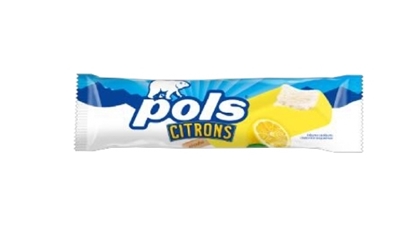 Picture of RPK - Lemon ice cream on stick with chocolate coating "Pols", 120ml/75g (Box*32)