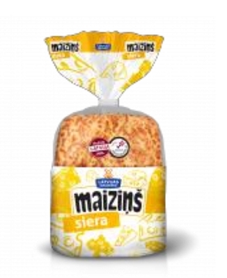 Picture of LATVIJAS MAIZNIEKS - "Maiziņš" cheese buns, 200g (box 16)