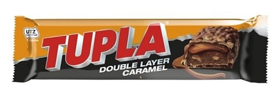 Picture of Cloetta - Tupla "Double Caramel" milk chocolate  with almonds and double cocoa nougat filling, 48g (In box 42)