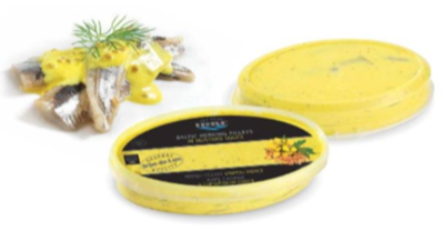 Picture of IRBE - Baltic Herring fillet in mustard sauce, 200g