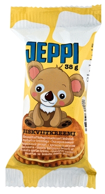 Picture of Farmi - "Jeppi" Glazed curd dessert with biscuit flavored filling, 38g (In box 18)