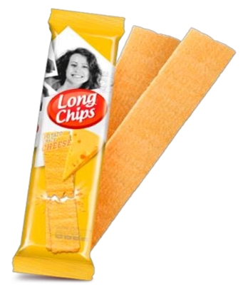 Picture of Long Chips - Potato Snack with Cheese, 75g (In box 20)