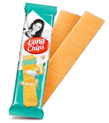 Picture of Long Chips - Potato Snack with Sea Salt & Vinegar, 75g (in box 20)
