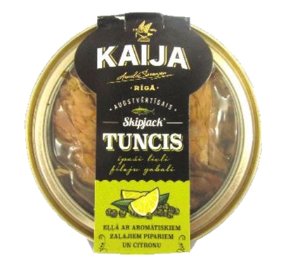 Picture of KAIJA - Tuna fillet with lemon pepper in own juise 185g (in box 12)