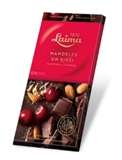 Picture of LAIMA - Dark chocolate 52% with cherries and  almonds, 100g (In box 13)