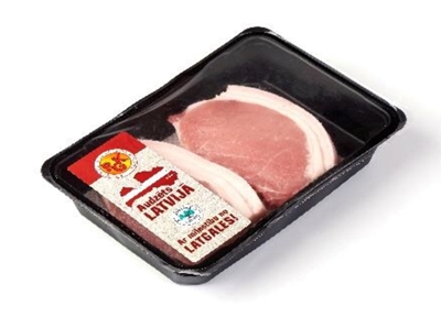 Picture of RGK - Pork loin boneless, rind on, frozen 440g (in box 9)