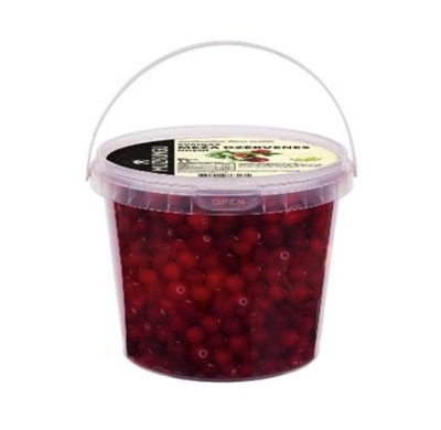 Picture of Muižkungu - Fresh forest cranberries in water, 1L