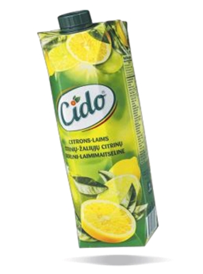 Picture of CIDO - Juice drink with Lemon-Lime taste 15% 1L (Box*15)