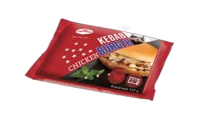 Picture of MANTINGA - Chicken Kebab Burger, 95g (box*10)