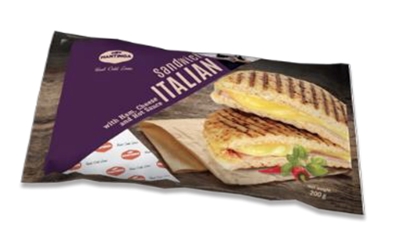 Picture of MANTINGA - Italian Sandwich with Ham, Cheese and Hot Sauce, 200g (box*14)
