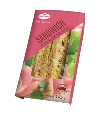 Picture of MANTINGA - Sandwich with Bacon and Eggs (frozen), 145g (box*12)