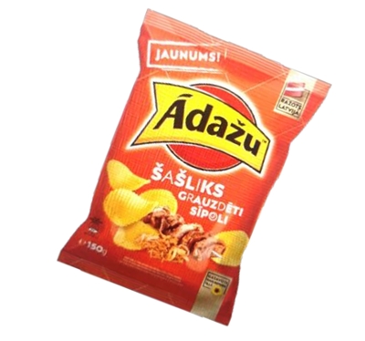 Picture of ADAZU - Chips shashlik and roasted onions flavour, 150g (Box*18)