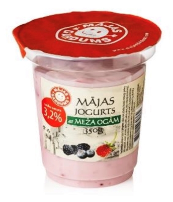 Picture of Majas Gardums - 3.2% fat yogurt with forest berries, 250g (box*9)