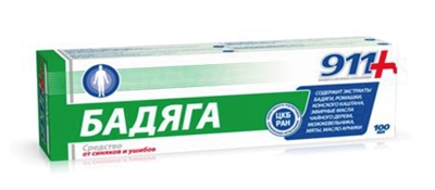 Picture of VITAMIR - "911 Badyaga" gel for body against bruises, 100ml