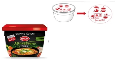 Picture of SPILVA - "Minestrone" tomato soup 0.44l (box*6)
