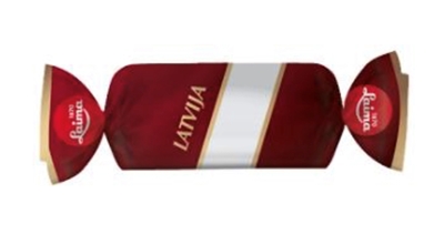 Picture of LAIMA - Chocolate candies with crunchy pieces of biscuits "Latvia", 1kg (box*8)