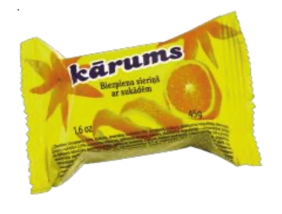 Picture of KARUMS - Glazed Curd Cheese Bar with Succades, 45g (box*40)