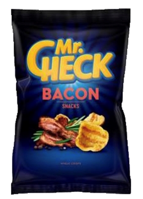 Picture of ZMFOOD - Wheat crisps Mr.Check Bacon, 90g (box*15)